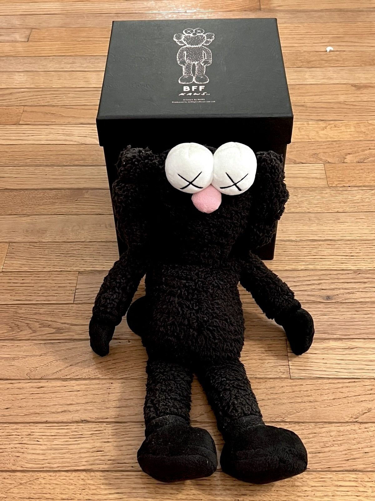 Kaws KAWS BFF Plush Black (Edition of 3000) Size ONE SIZE - 1 Thumbnail