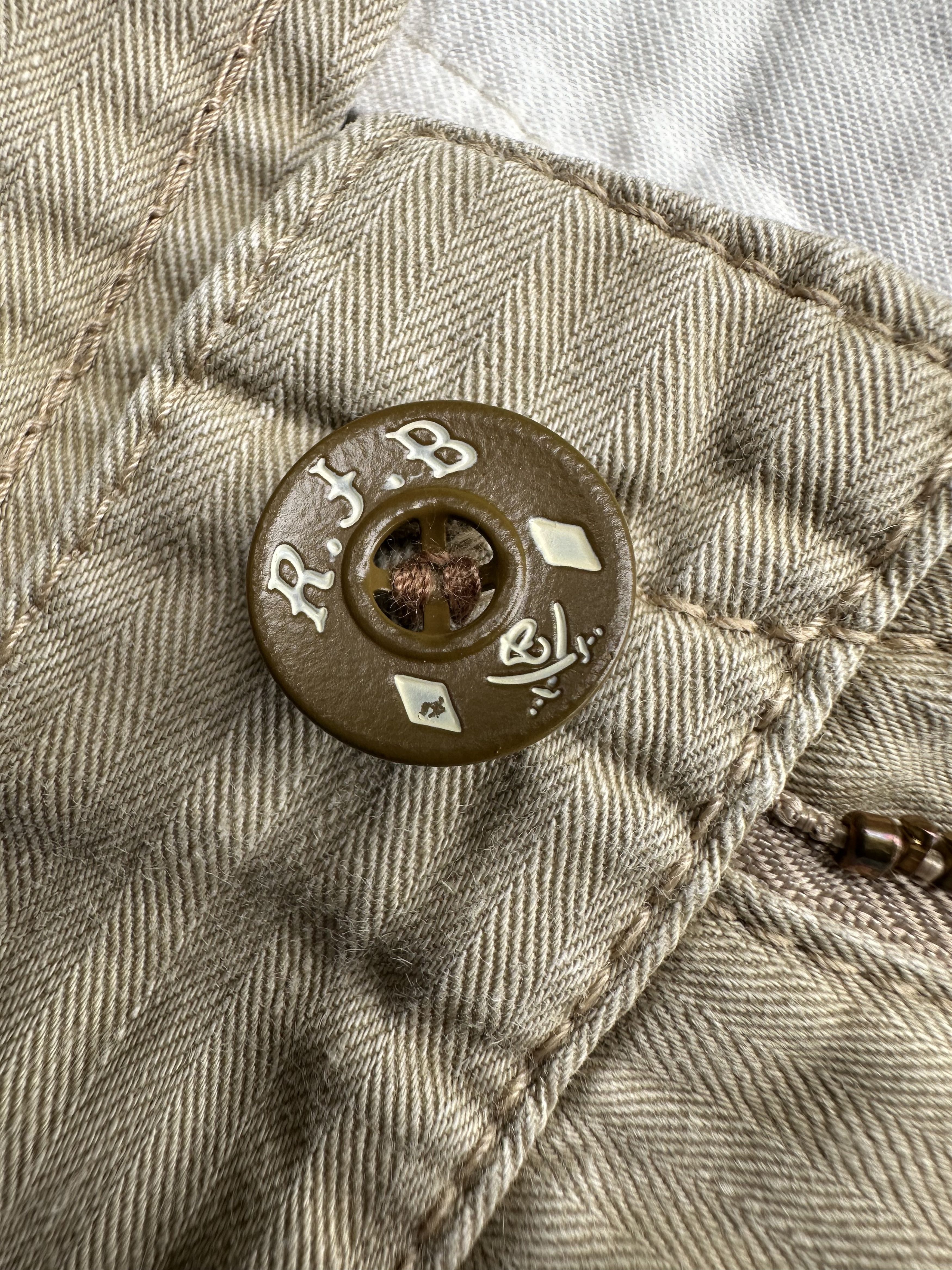 Freewheelers Japanese Brand R.J.B Herringbone Twill Cargo Trousers Pants Size US 30 / EU 46 - 20 Thumbnail