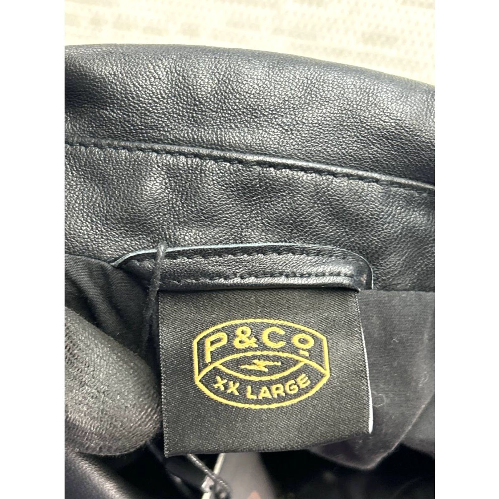 P&Co P&Co Jacket Womens Xxl Black Leather Full Zip New Size XXL / US 16-18 / IT 52-54 - 3 Thumbnail