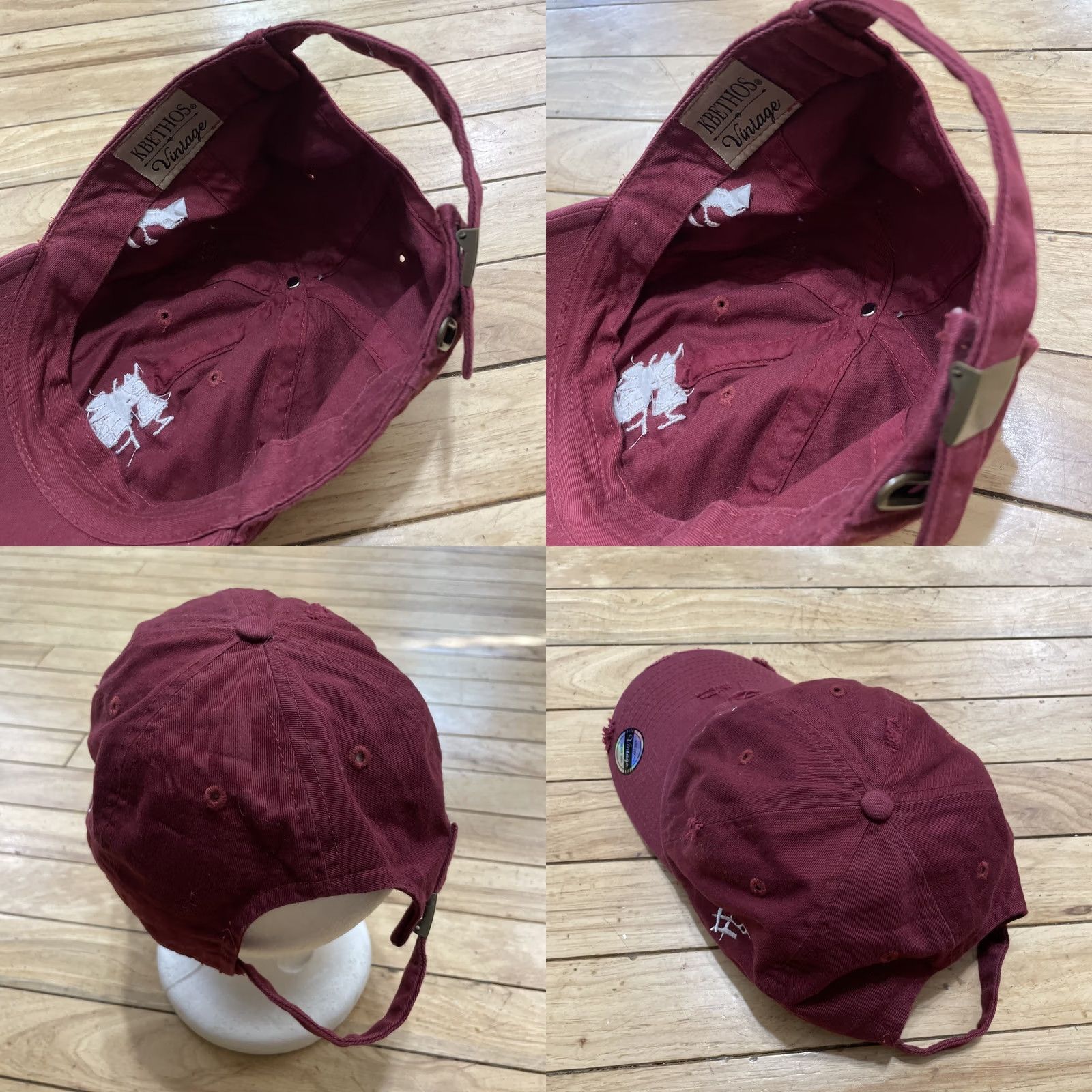 Vintage VINTAGE Kbethos Hat More than a Barber Stylist Cap Baseball Cap Mens One Size Red Thrash NEW Size ONE SIZE - 8 Thumbnail