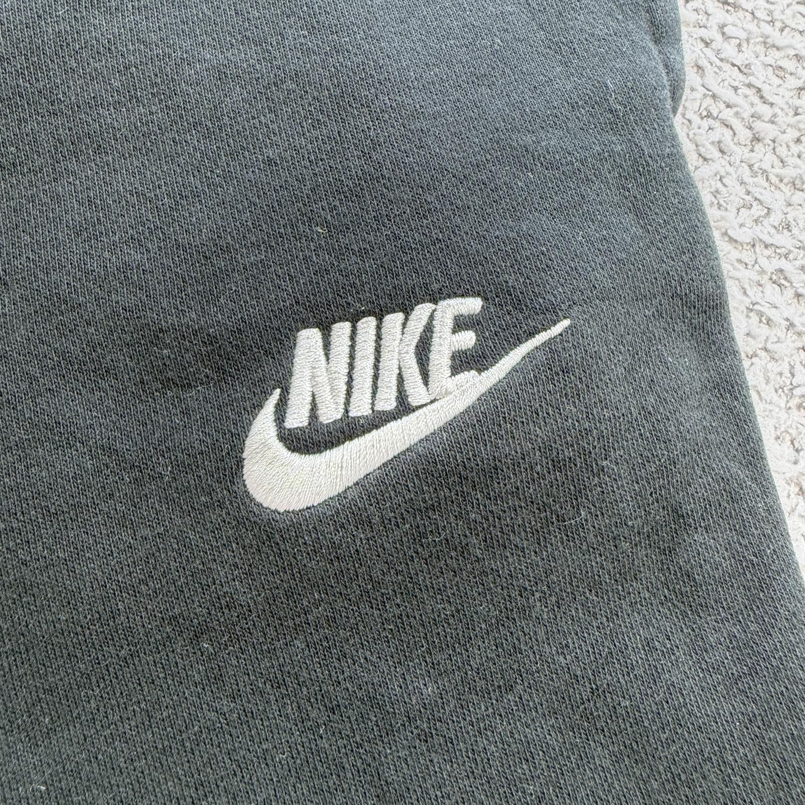 Nike Nike Black Distressed Sweatpants Mens L Y2K Grunge Raw Hem Size US 34 / EU 50 - 9 Thumbnail