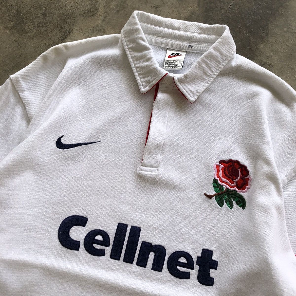 Nike × Vintage NIKE Vintage 90s England Rugby League Polo Shirt Size US XL / EU 56 / 4 - 5 Thumbnail