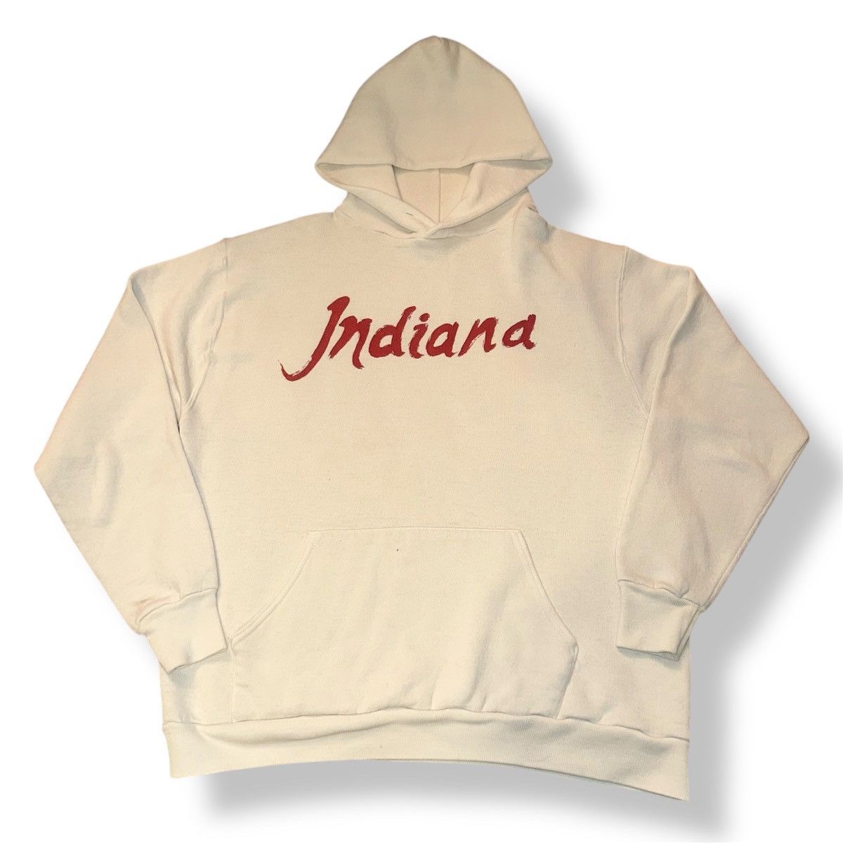 NCAA × Russell Athletic × Vintage Vintage 80s Indiana University Russell Athletic Hoodie Size US L / EU 52-54 / 3 - 1 Thumbnail