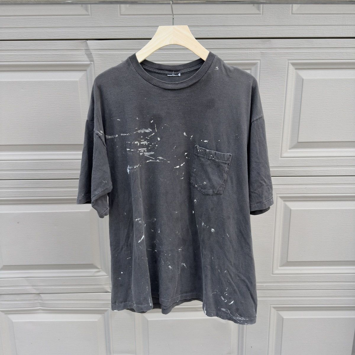Vintage Thrashed Faded Stained Painted Grunge Shirt ERD Chrome Size US XL / EU 56 / 4 - 5 Thumbnail