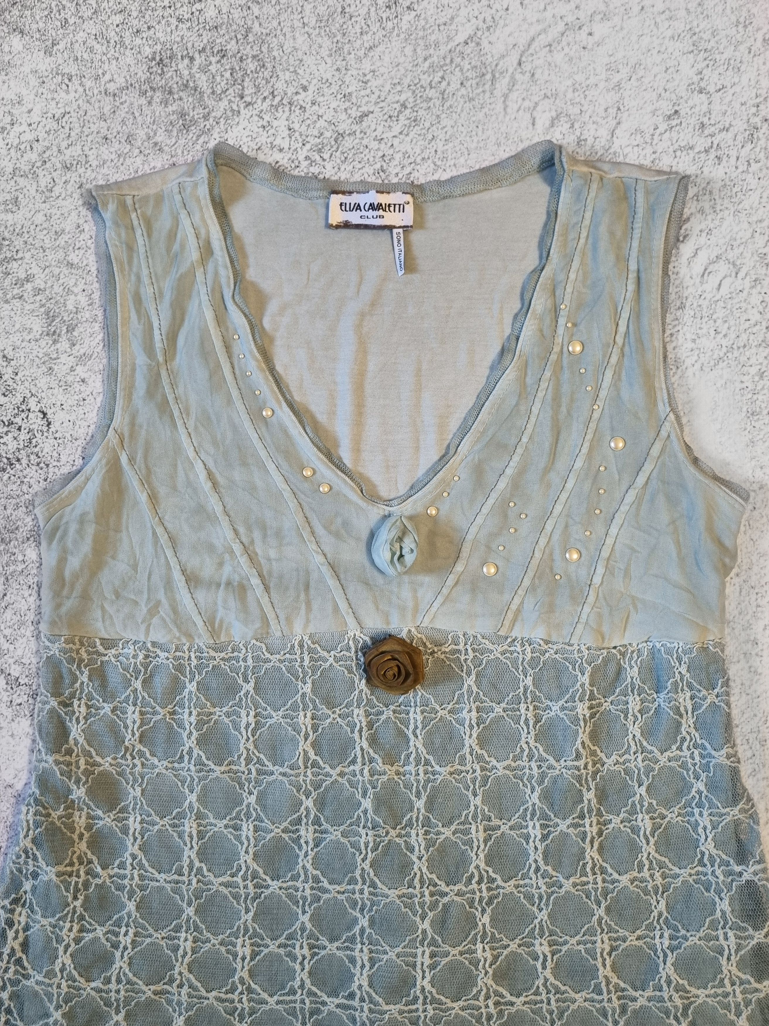 Designer × Elisa Cavaletti × Vintage Elisa Cavaletti Sleeveless Tank Top Size S / US 4 / IT 40 - 4 Thumbnail