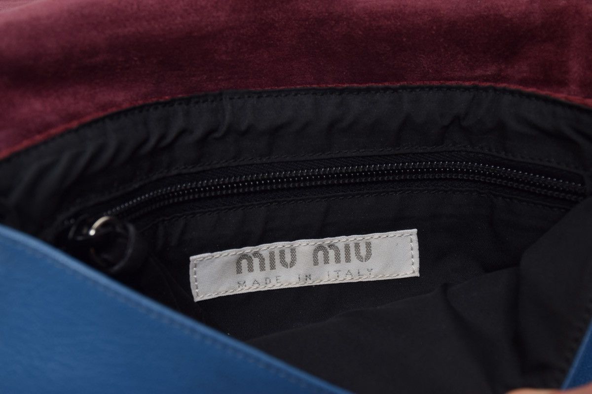 Miu Miu Miu Miu S/S2000 Shoulder Bag in Blue Size ONE SIZE - 4 Thumbnail