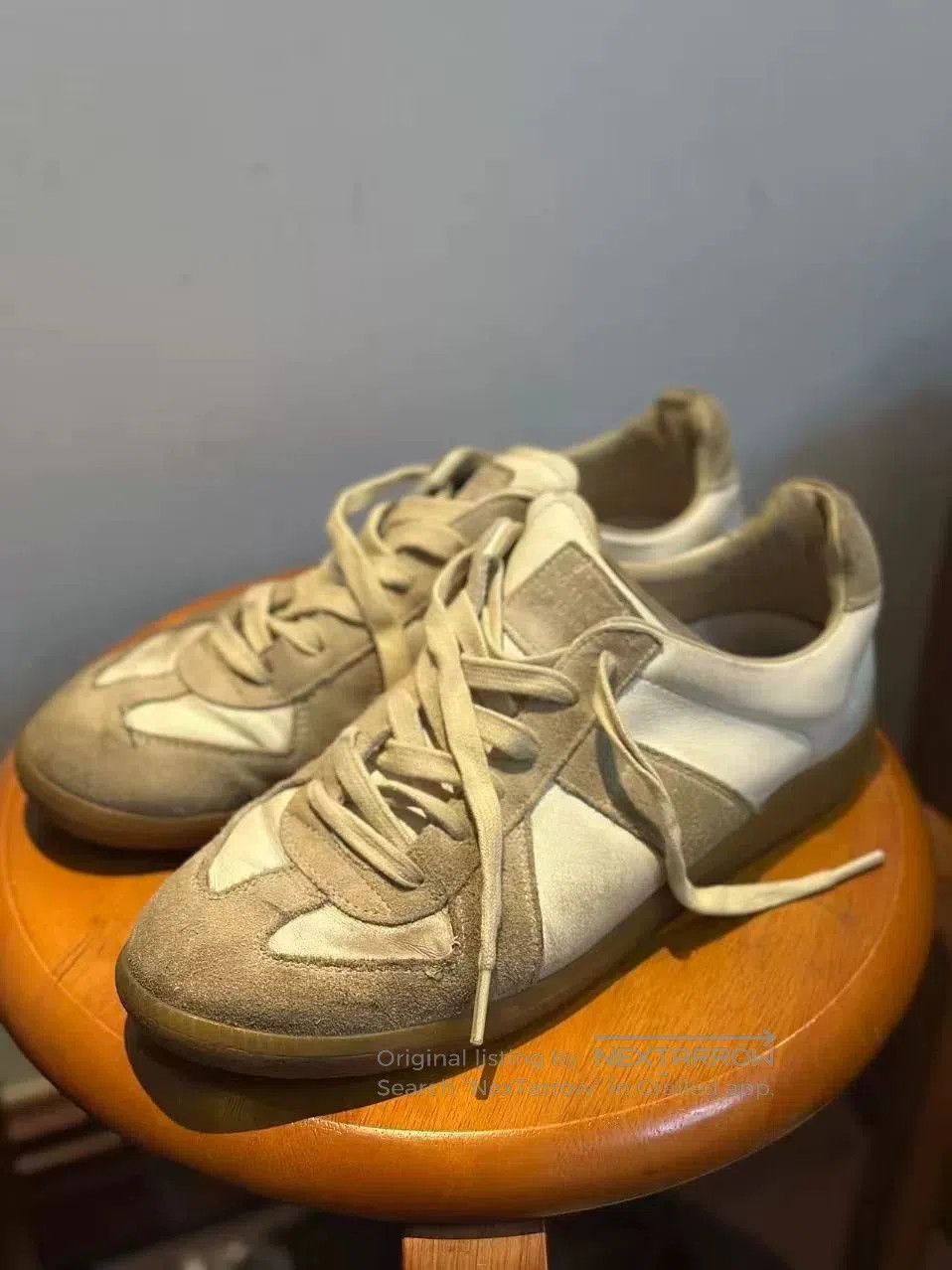 Maison Margiela maison margiela replica calfskin sneakers. Size US 8 / EU 41 - 1 Thumbnail