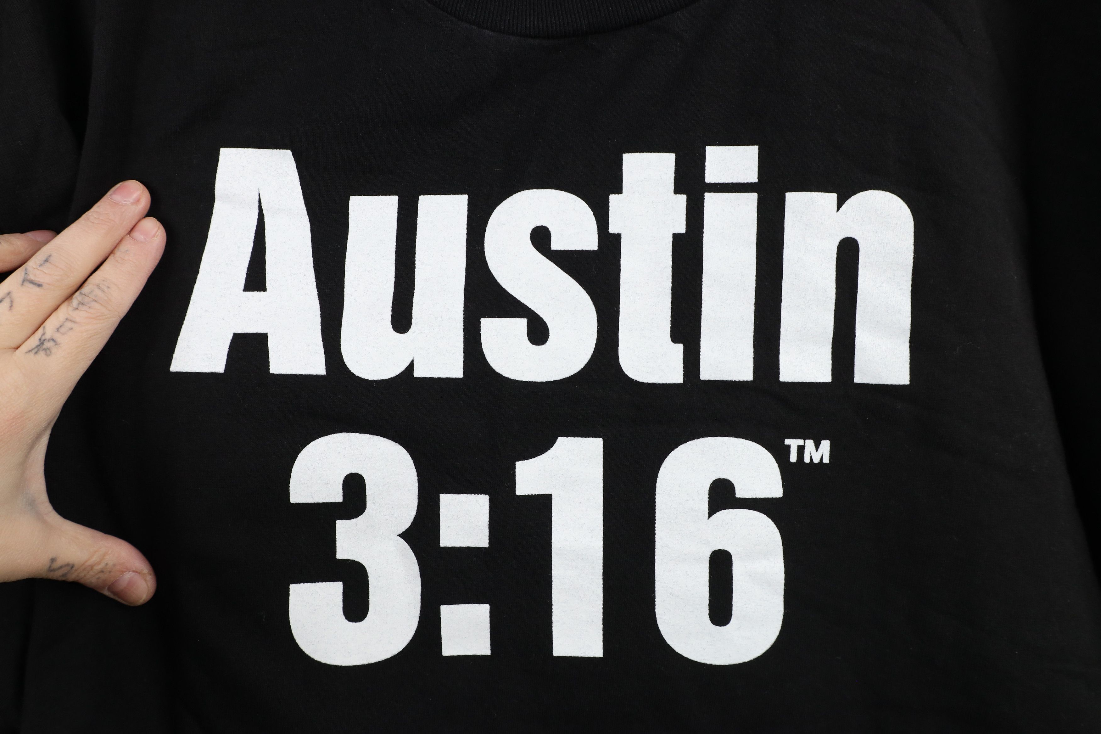 Vintage Retro WWE Wrestling Cold Steve Austin 3:16 Skull T-Shit Size US XXL / EU 58 / 5 - 4 Thumbnail