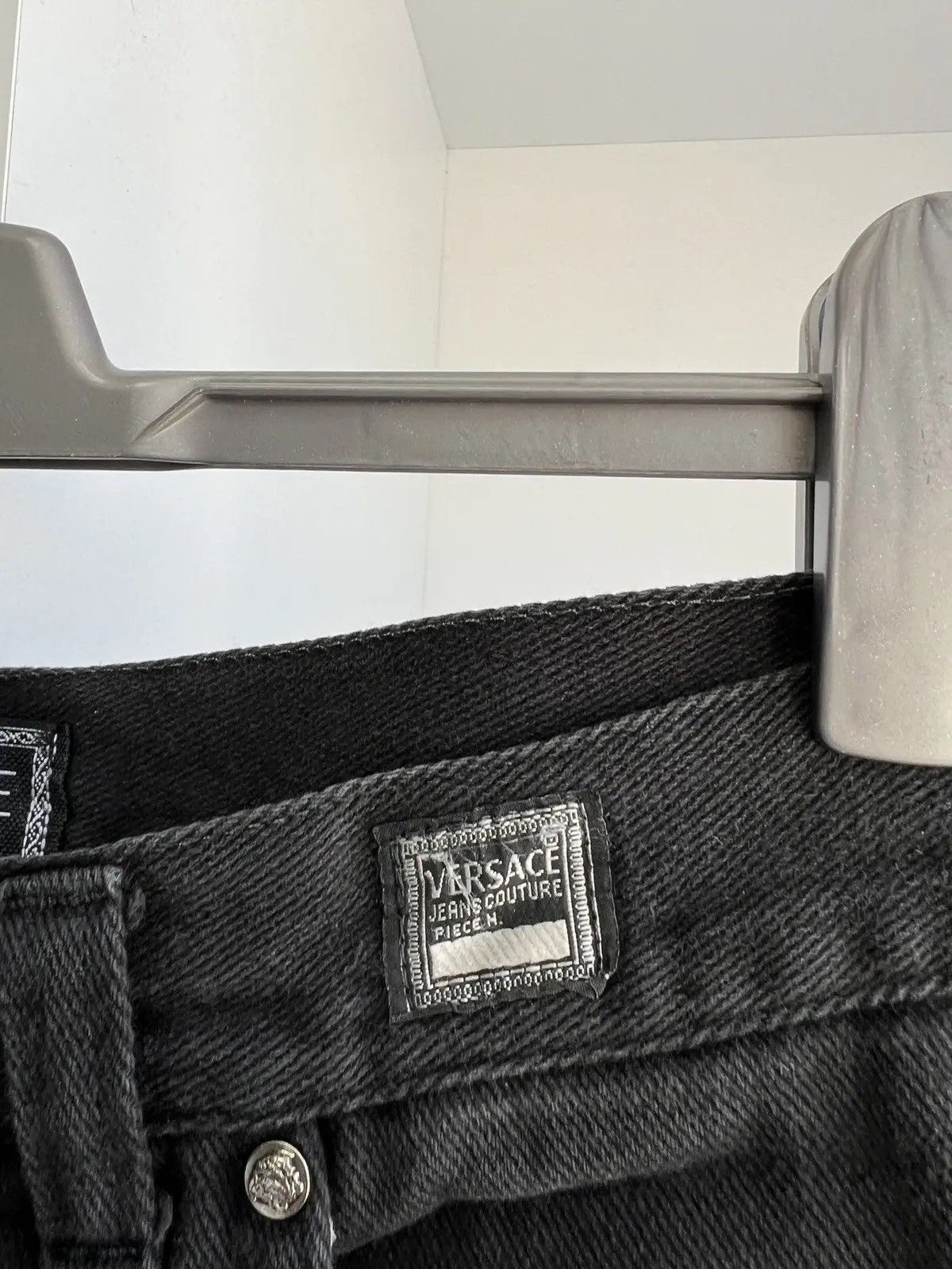 Versace × Versace Jeans Couture × Vintage Vintage Versace Jeans Couture black pants Size US 36 / EU 52 - 5 Thumbnail