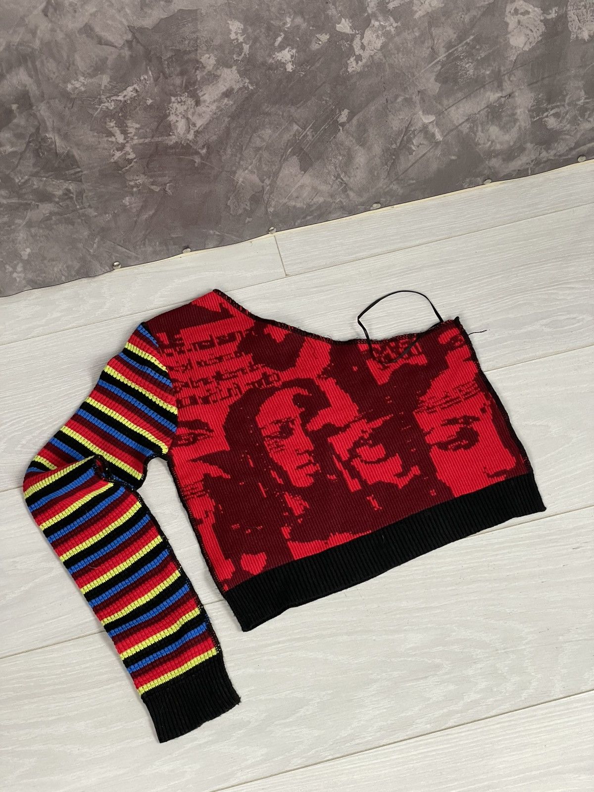 Hysteric Glamour × Vintage Y2K Archival Hysteric Glamour Style Crop Sweater Size M / US 6-8 / IT 42-44 - 5 Thumbnail