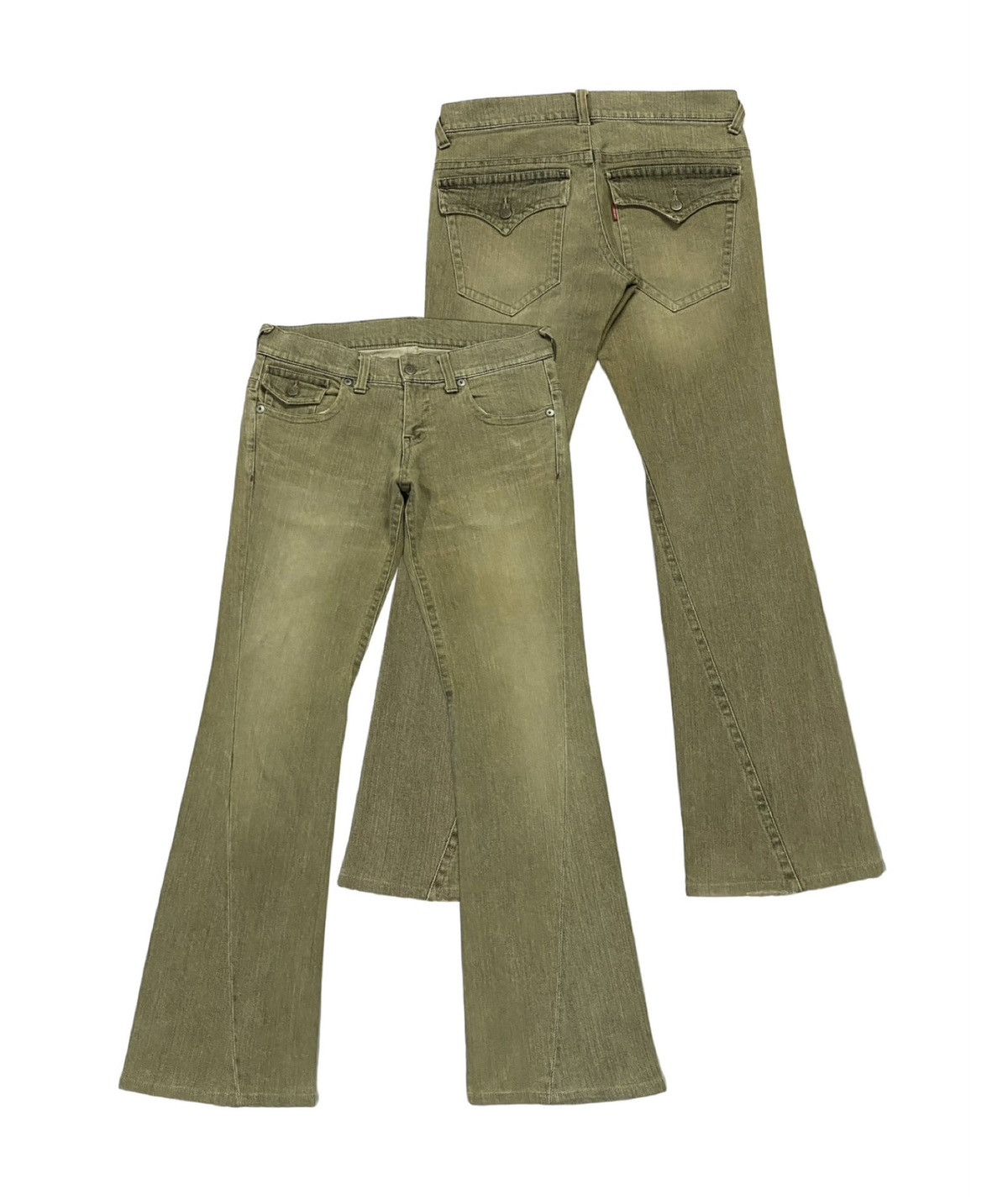 Tornado Mart Tornado Mart Washed Low Rise Flare Denim Jeans Size US 32 / EU 48 - 1 Thumbnail