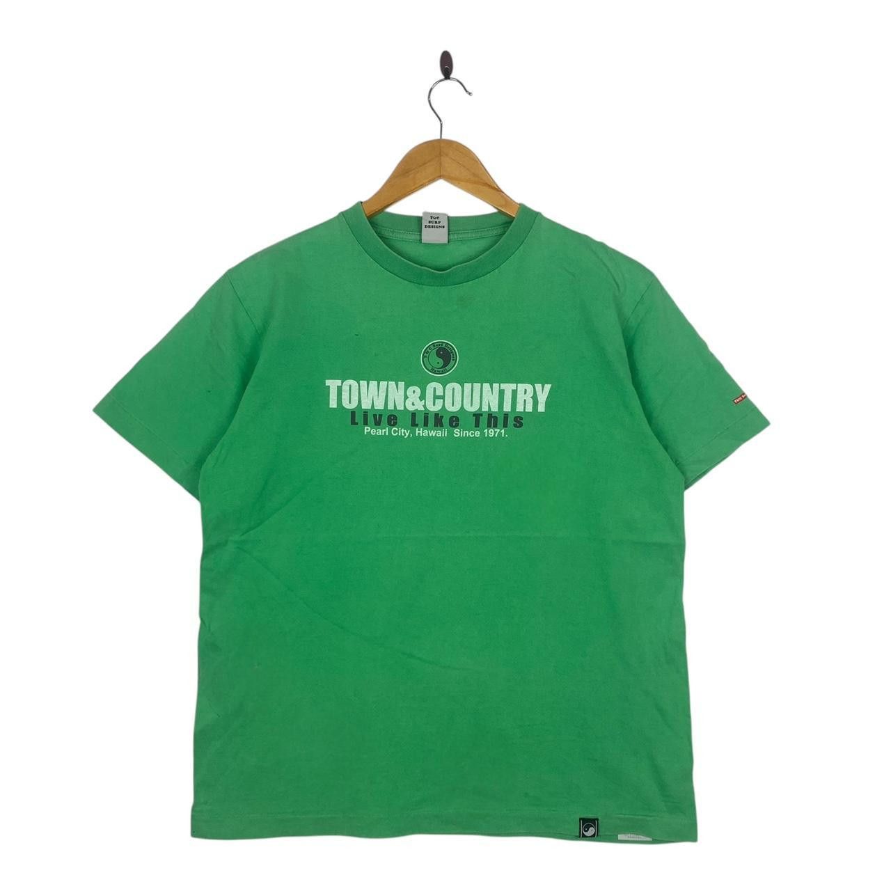 Vintage Vintage TOWN & COUNTRY Live Like This T&C Surf Tee Shirt Size US M / EU 48-50 / 2 - 1 Thumbnail