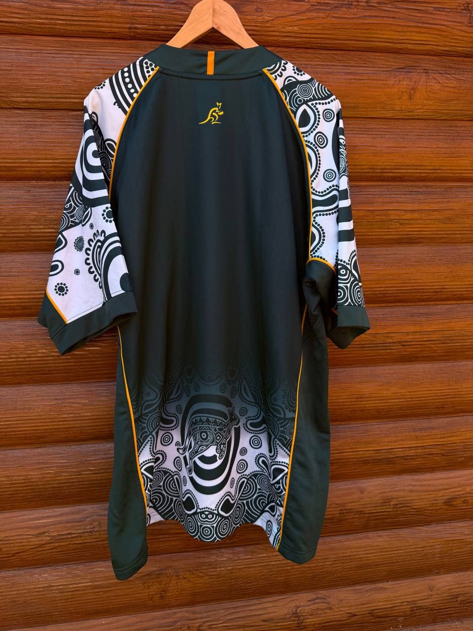 Asics Australia Wallabies Jersey Indigenous Rugby union ASICS Size US XXL / EU 58 / 5 - 3 Thumbnail