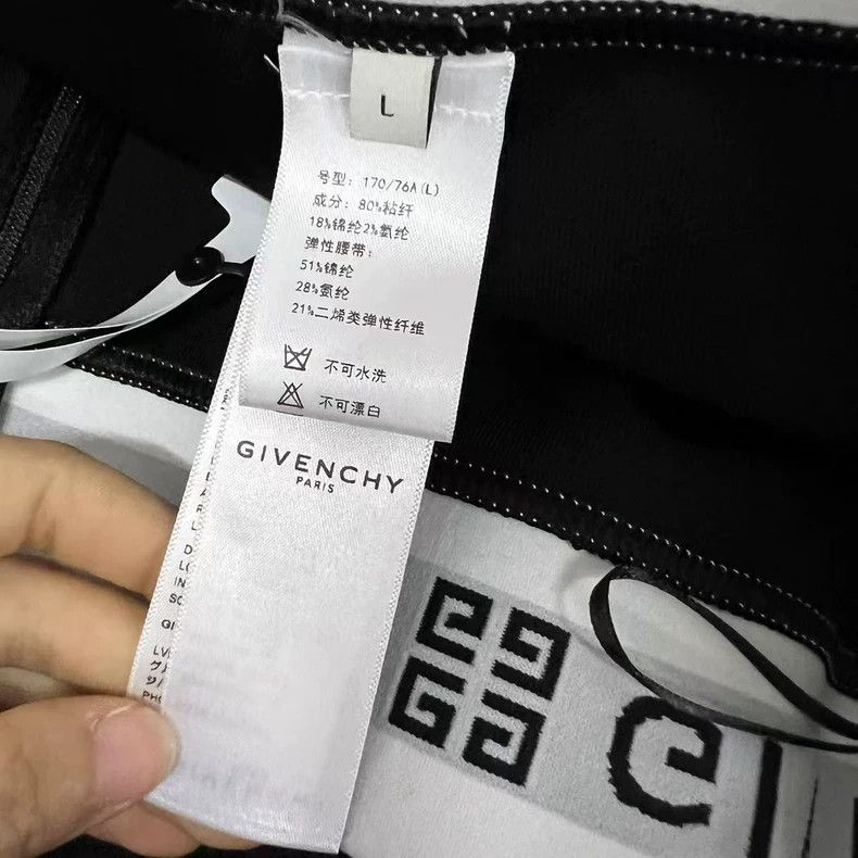 Givenchy Givenchy Black Logo Leggings 2506-Nextarrow Size 27" / US 4 / IT 40 - 4 Thumbnail