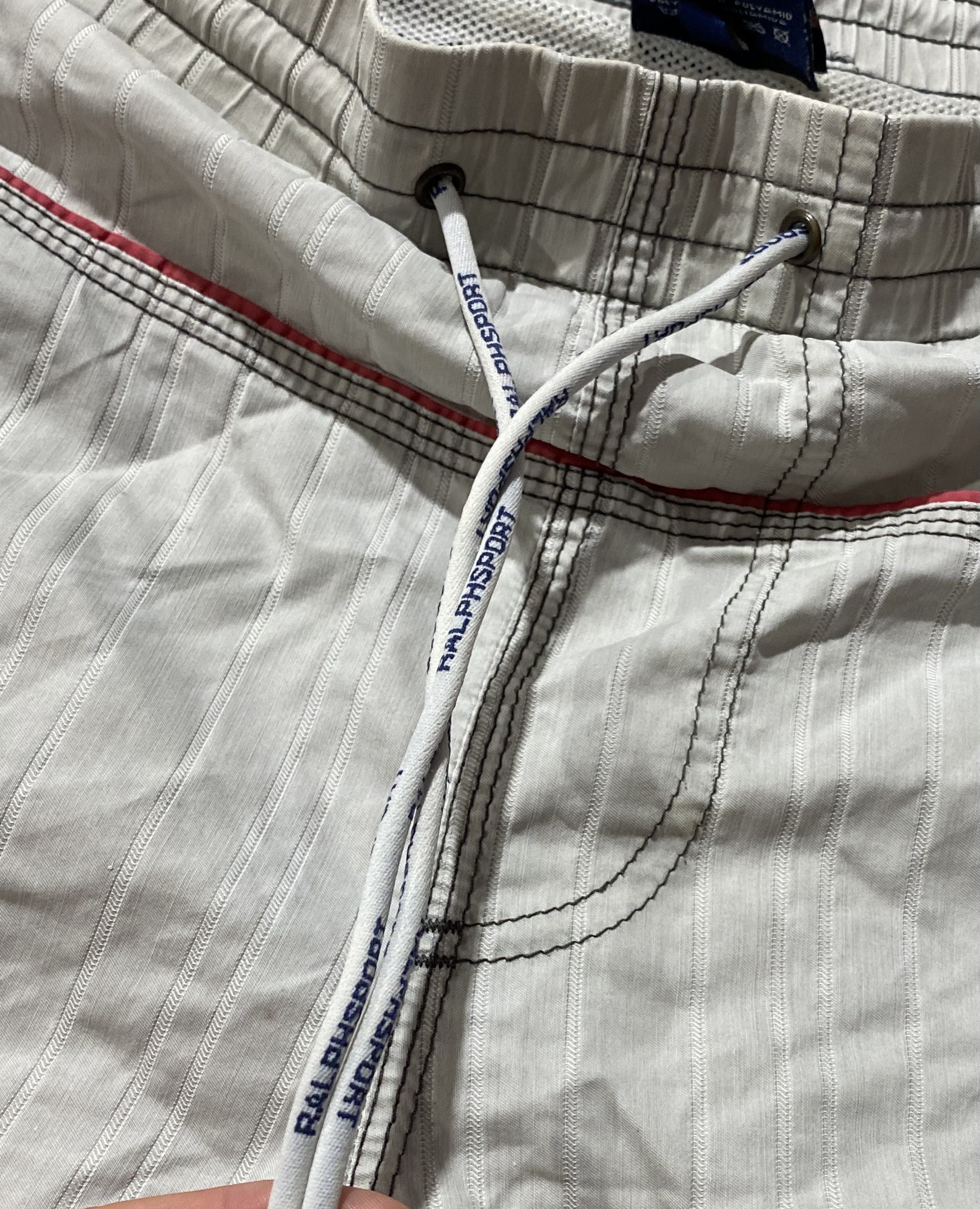 Polo Ralph Lauren Vintage Y2K Ralph Lauren Sport Shorts Distressed Logo style Size US 34 / EU 50 - 6 Thumbnail