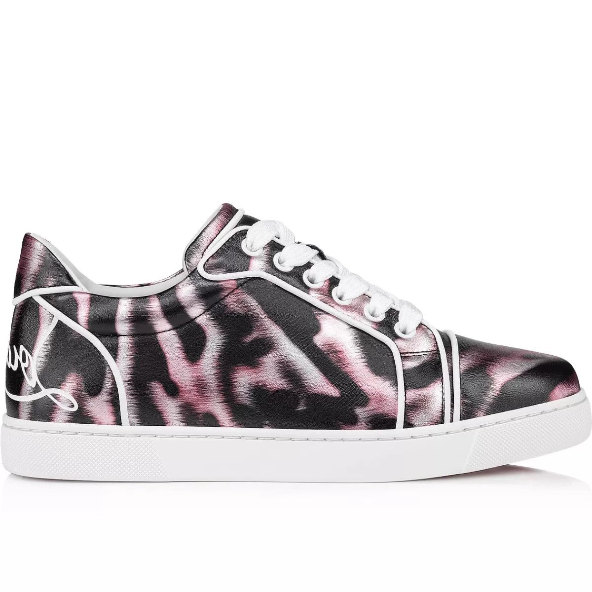 Christian Louboutin o1s1wg111024 Quagga Leather Sneakers in Multicolor Size US 8 / IT 38 - 4 Thumbnail