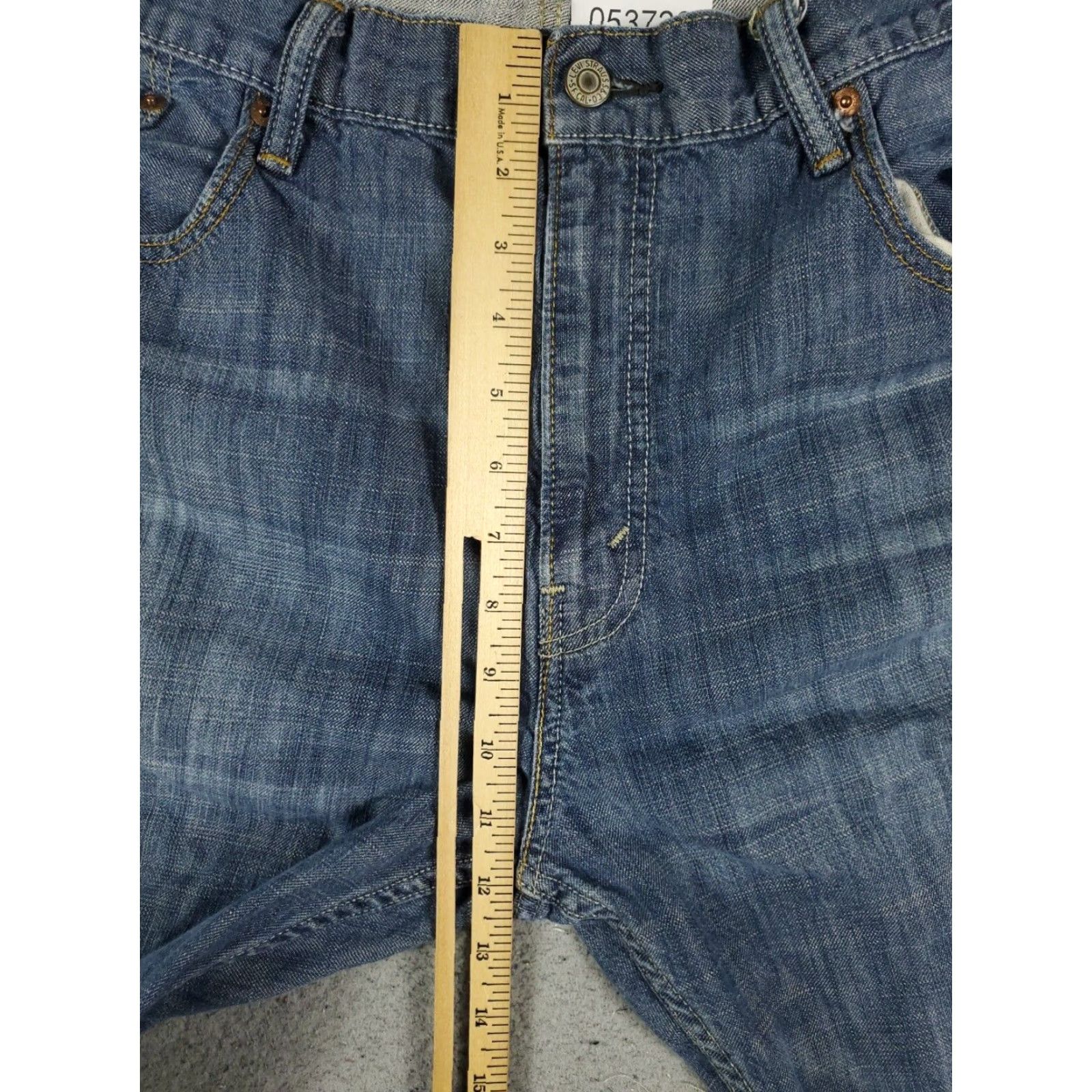 Levi's VINTAGE Levi's 569 Jeans Mens Size 38x28 Blue Straight Fit Denim Pants Size US 38 / EU 54 - 3 Thumbnail