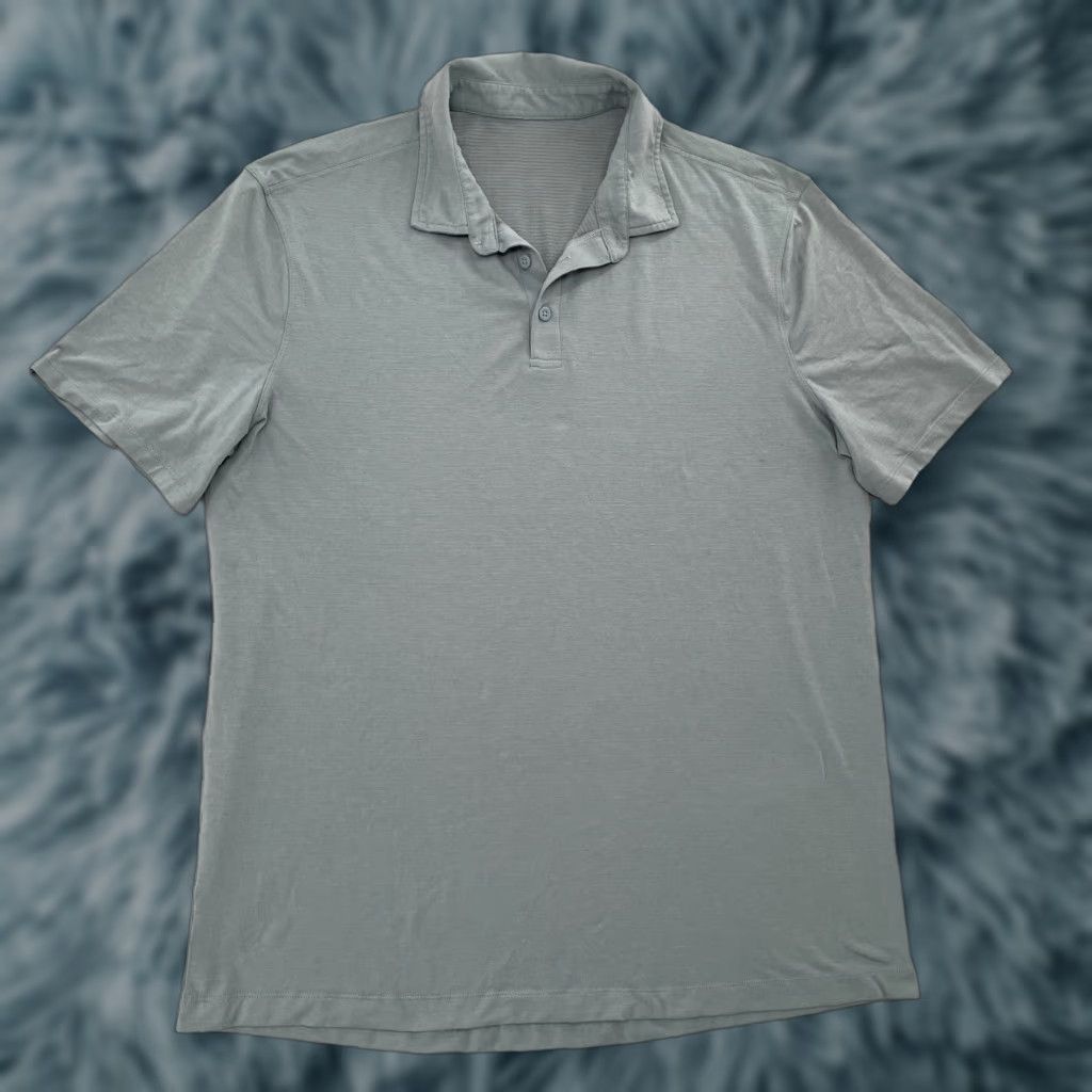 Lululemon Lululemon Tech Polo Shirt XL Men Blue Gray Short Sleeve Polo Shirt XL Blue Lululemon Mens Tech Polo Shirt XL Blue Gray Size US XL / EU 56 / 4 - 1 Thumbnail