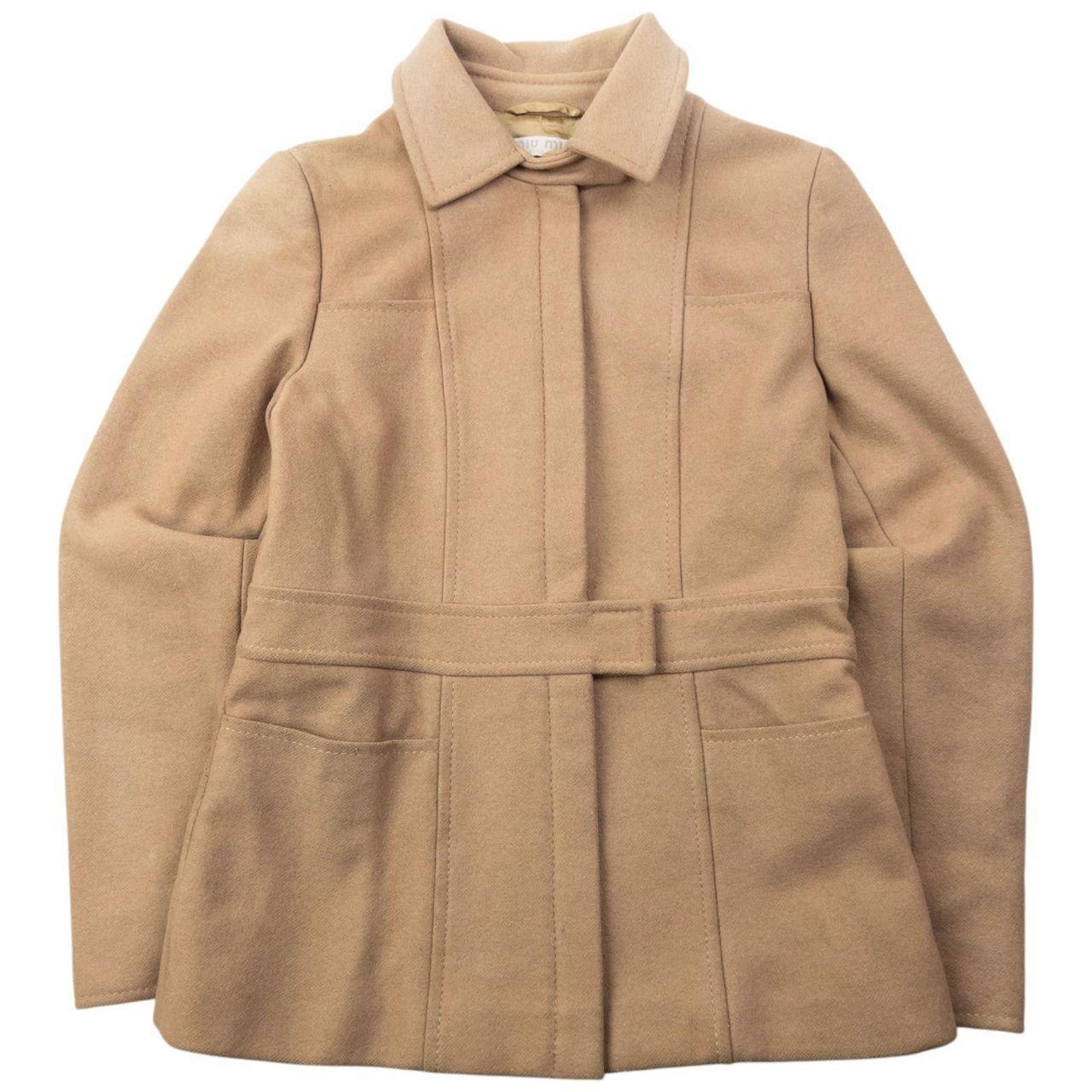 Miu Miu Vintage 2000s Miu Miu Wool Jacket Womens Size M Size M / US 6-8 / IT 42-44 - 1 Thumbnail