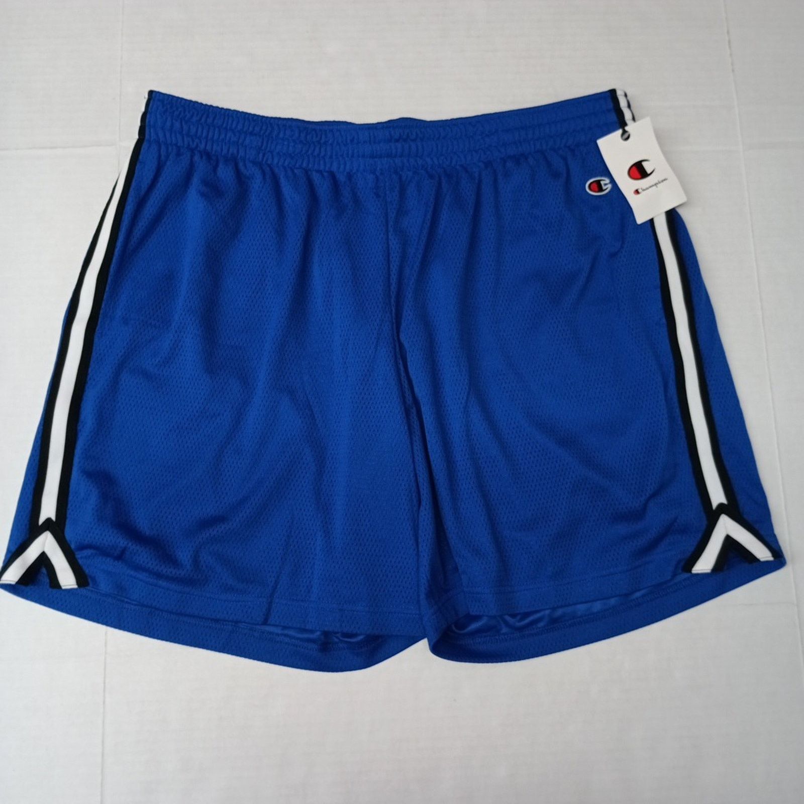 Champion Champion Attack Shorts Men's 2XL Blue Mesh Striped 7” Inseam Size US 42 / EU 58 - 1 Thumbnail