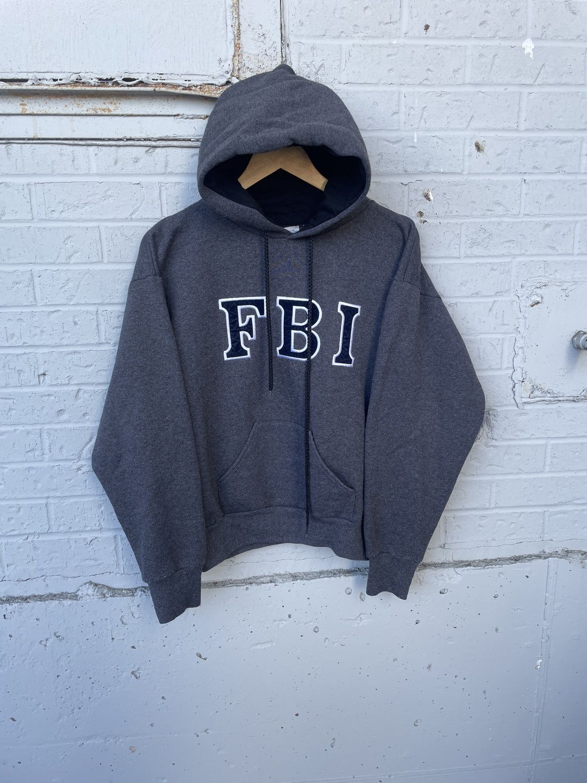 Vintage Hevayweight FBI Hoodie Size US M / EU 48-50 / 2 - 1 Thumbnail