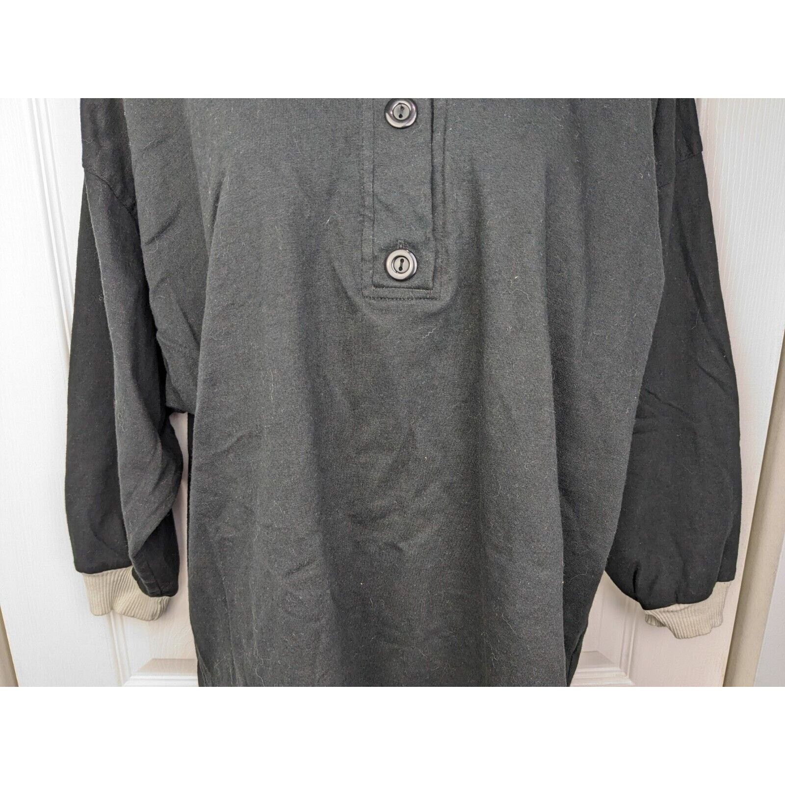 Other Rare Vtg EGO Paris Hooded Sweatshirt Color Block 60s 70s Size M / US 6-8 / IT 42-44 - 3 Thumbnail