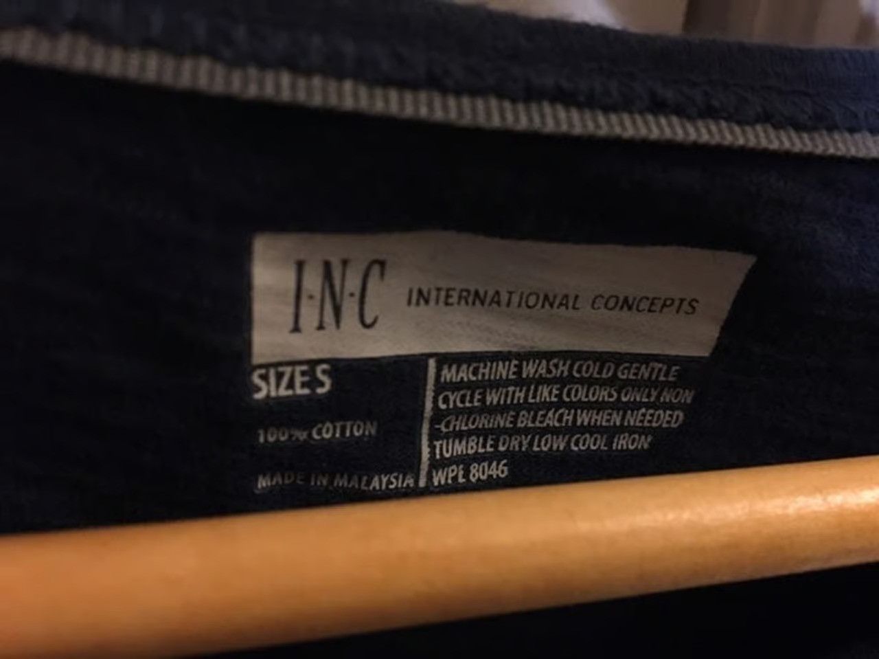 I.N.C INC International Concepts Men's Blue V-Neck T-Shirt Size US S / EU 44-46 / 1 - 3 Thumbnail