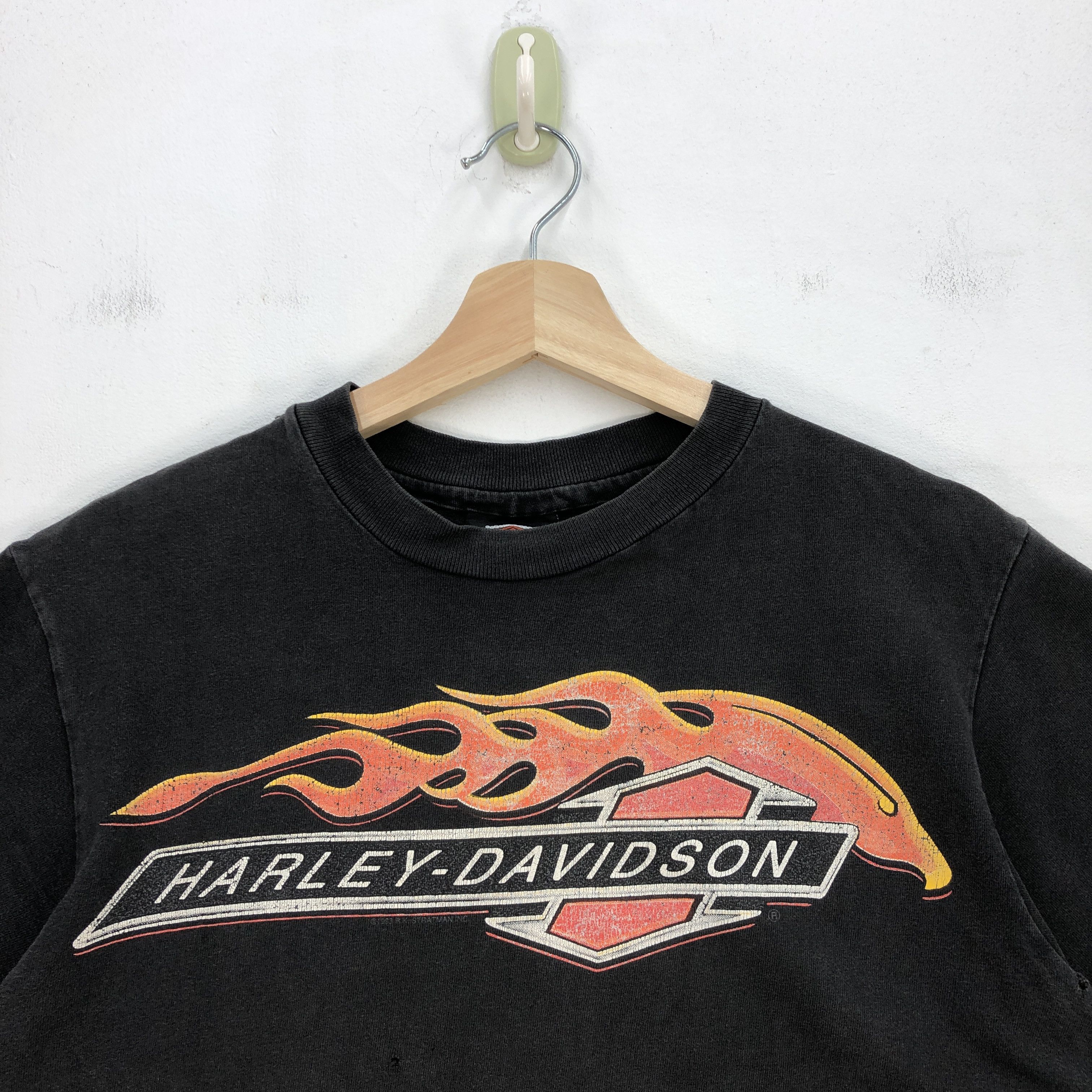 Harley Davidson Vintage Harley Davidson T Shirt Motorcycle Big Boar Tees Size US S / EU 44-46 / 1 - 5 Thumbnail