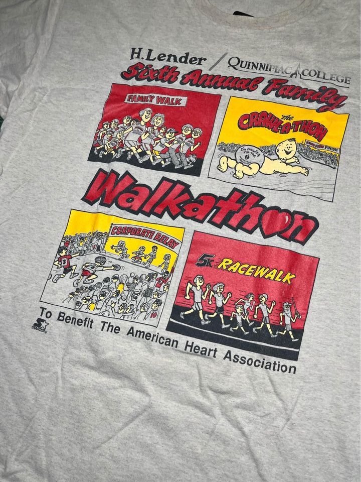Starter vintage Walkathon T-shirt Size XL Size US XL / EU 56 / 4 - 2 Thumbnail