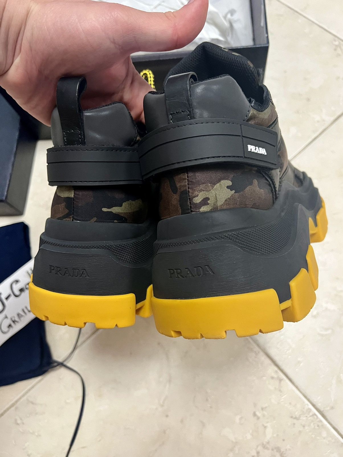 Prada PRADA PEGASUS SNEAKERS CAMO BLACK Size US 8 / EU 41 - 9 Thumbnail