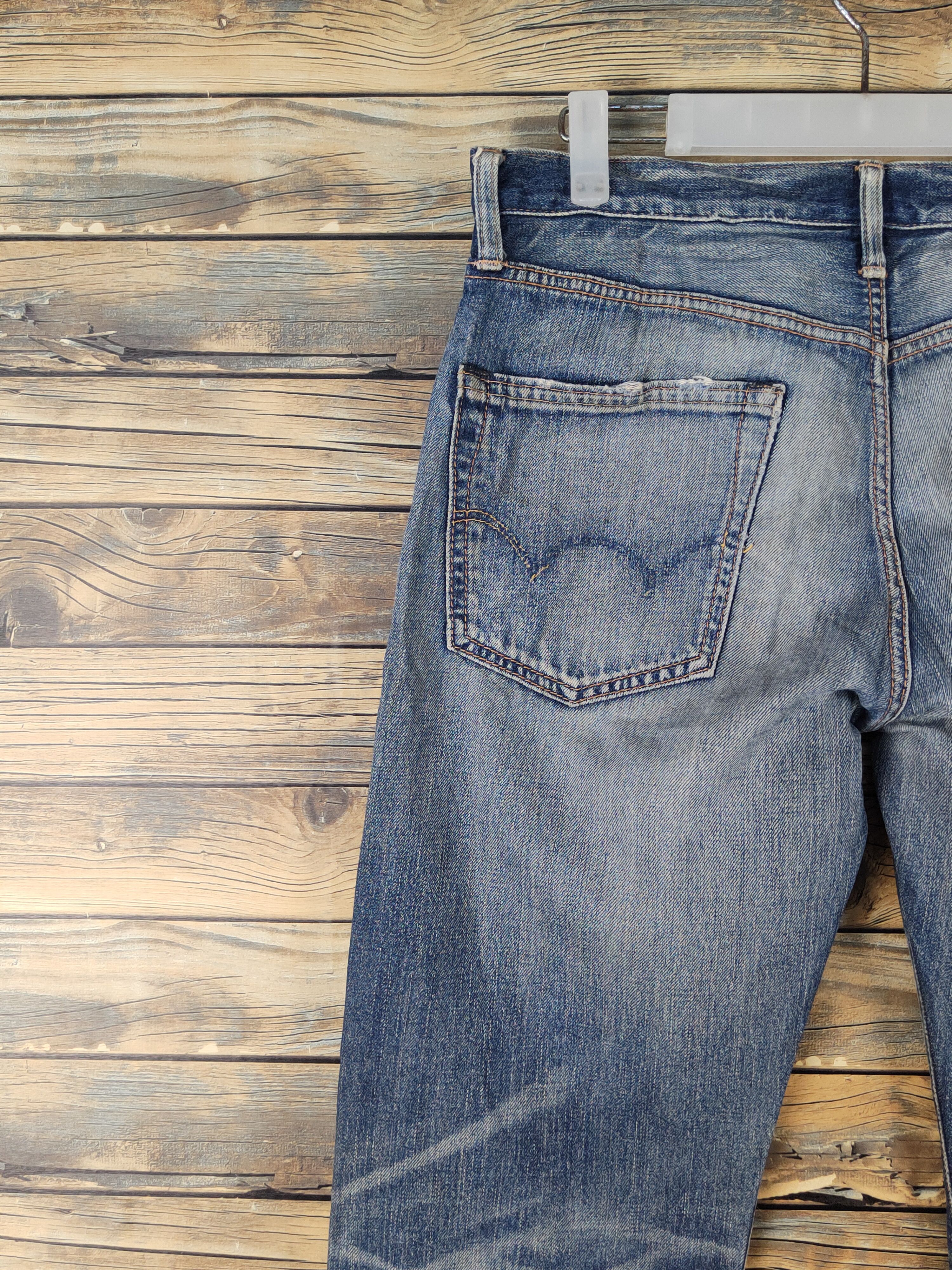 Edwin Edwin Blue Distressed Ripped denim Jeans #W1381 Size US 31 - 8 Thumbnail