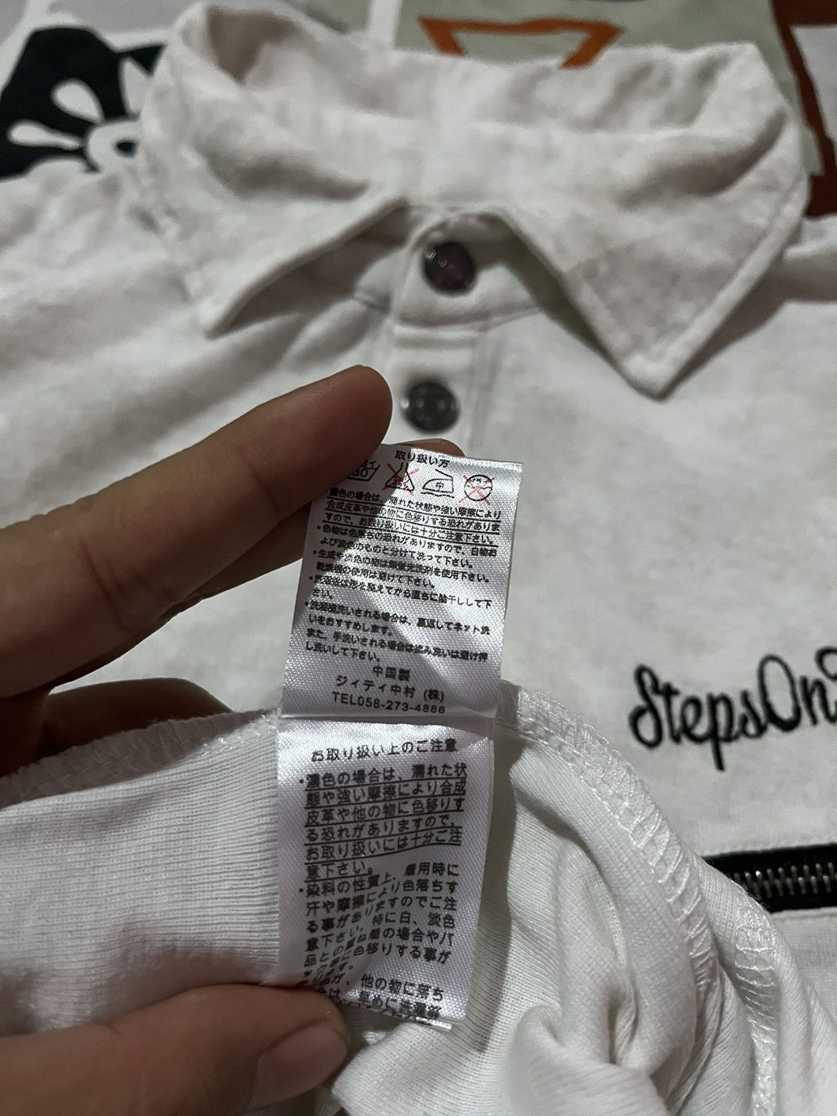 In The Attic × Japanese Brand In The Attic Homme Grey Tie Dye Polo Shirt Size US L / EU 52-54 / 3 - 12 Thumbnail