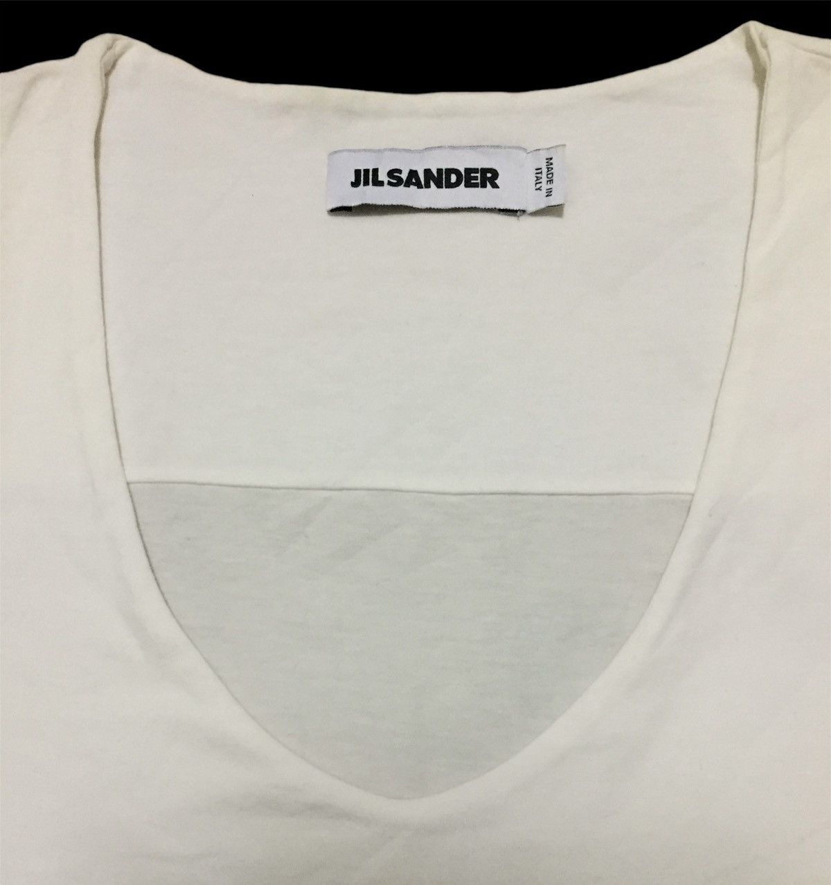 Jil Sander × Raf Simons Jil Sander V-neck Stretch Tee Raf Simons Era Size M / US 6-8 / IT 42-44 - 4 Thumbnail