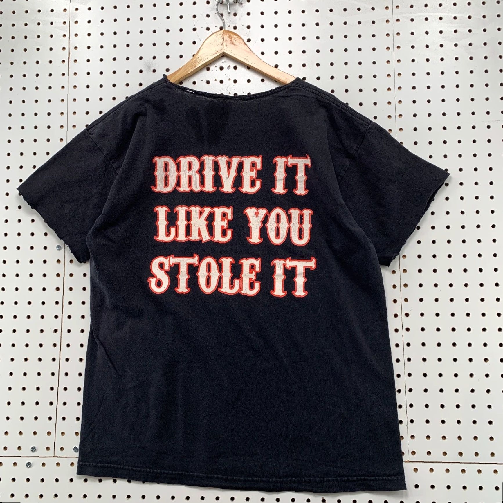 Gildan VINTAGE Gildan T-Shirt Men L Black Ohlendorf Racing Skull Shirt Motorcycle Biker Drive It Like Stole Size US L / EU 52-54 / 3 - 2 Thumbnail