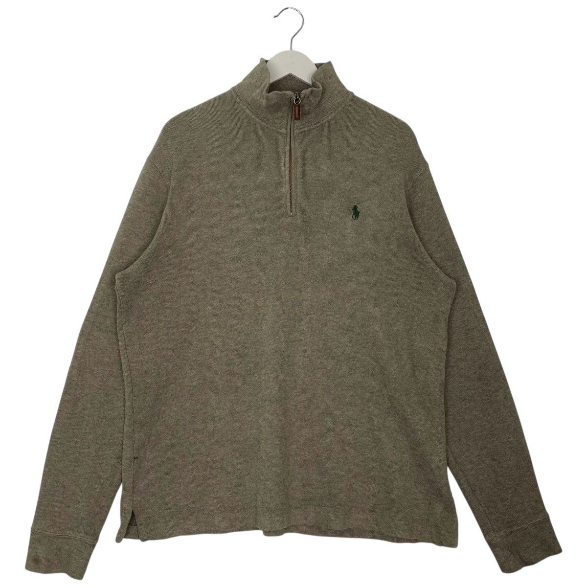 Vintage Vintage 90s Polo Ralph Lauren Small Pony Sweatshirt Brown Size US L / EU 52-54 / 3 - 1 Thumbnail