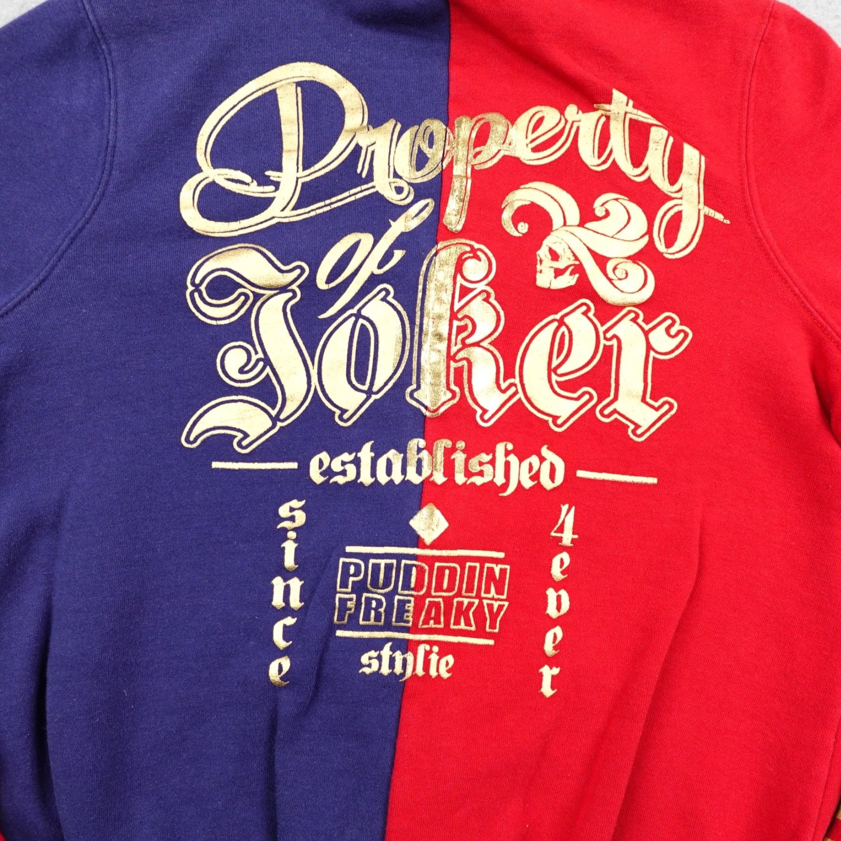 Vintage Suicide Squad Jacket Womens Small Red Blue Harley Quinn Bomber Coat Sweatshirt Size S / US 4 / IT 40 - 5 Thumbnail