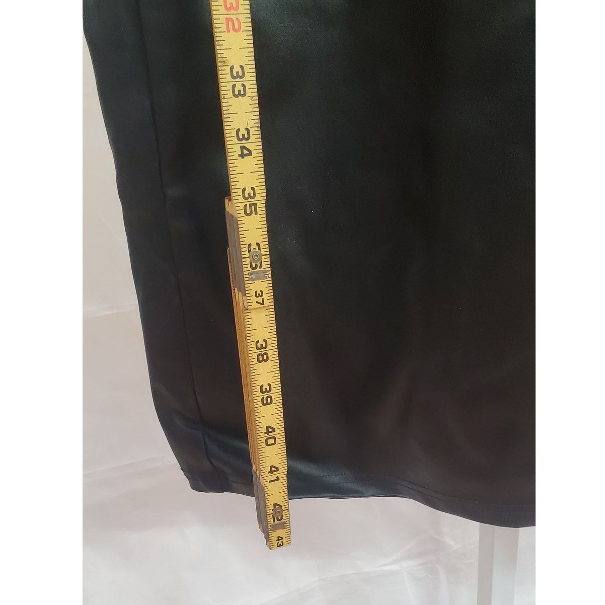 Shein SHEIN Black Pleather Wide Leg Pants Pockets Large Size 28" / US 6 / IT 42 - 6 Thumbnail