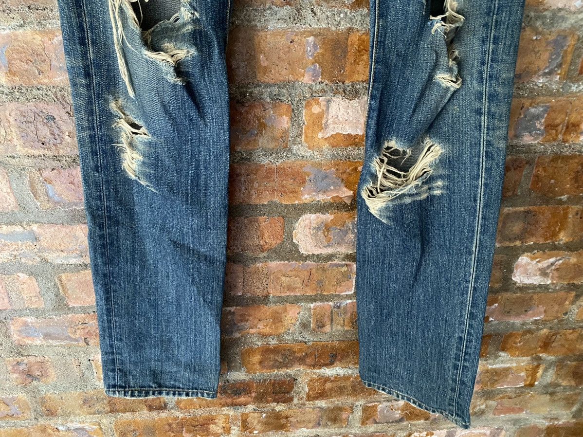 Tornado Mart 2000s RICO Japan Distressed Hem RIRI Zipper Size US 34 / EU 50 - 5 Thumbnail