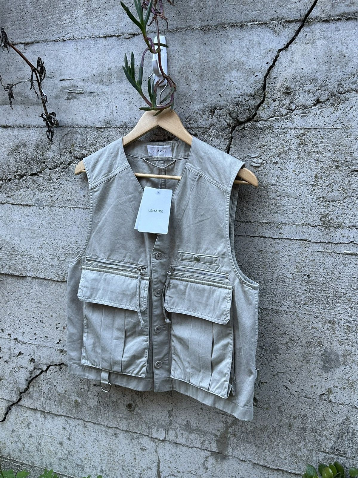 image of Grail Lemaire Utility Multi Pocket Vest, Men's (Size Medium)