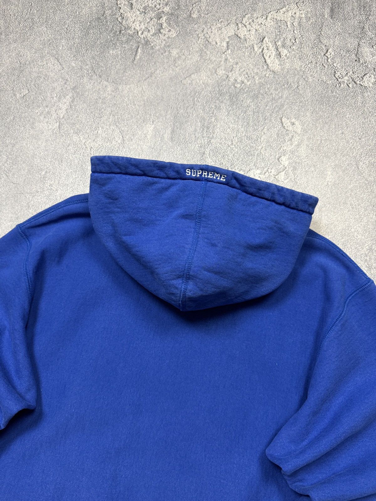 Supreme Supreme Blue Hoodie With Logo Size US M / EU 48-50 / 2 - 7 Thumbnail