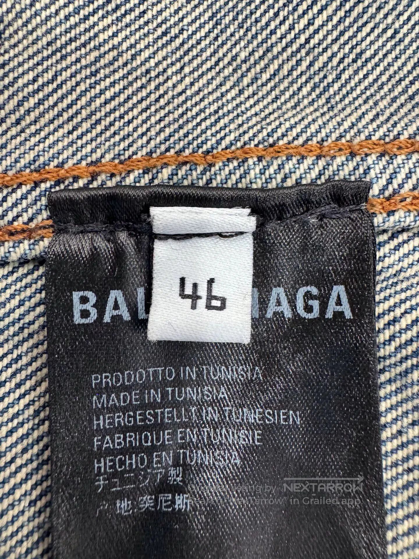 Balenciaga Balenciaga Logo Print Single. Size US S / EU 44-46 / 1 - 6 Thumbnail