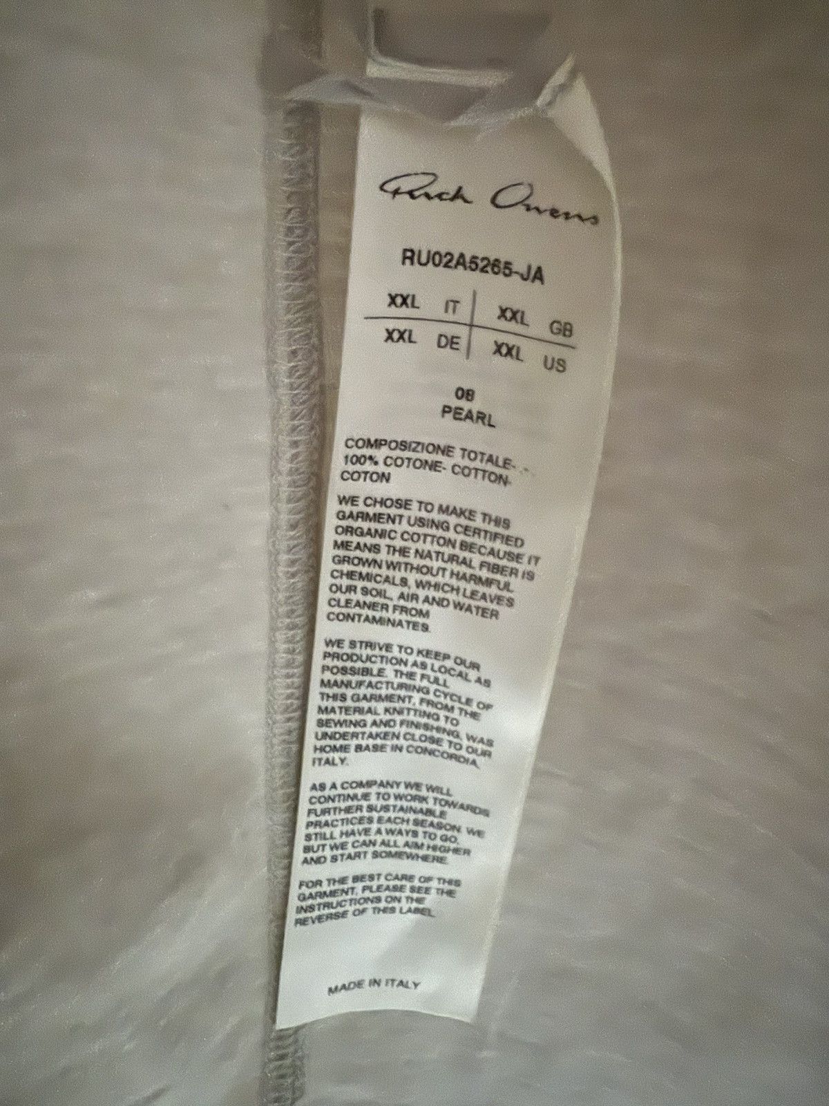 Rick Owens NEW Rick Owen’s Size US XL / EU 56 / 4 - 3 Thumbnail