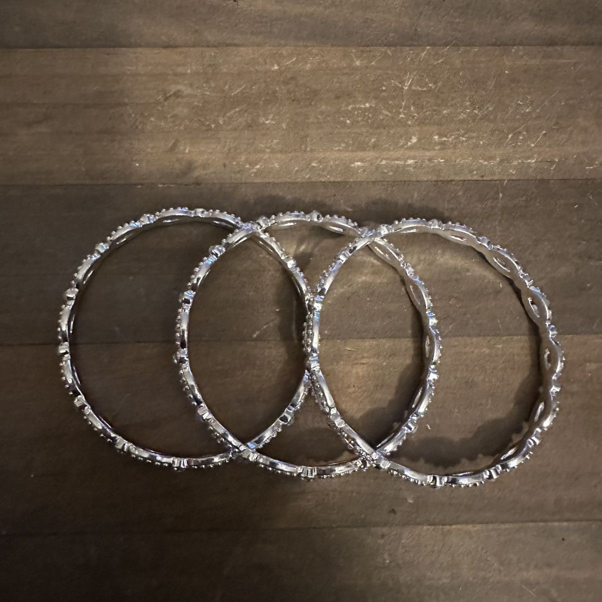 Other Silver tone oval link bangle bracelet bundlel Size ONE SIZE - 5 Thumbnail