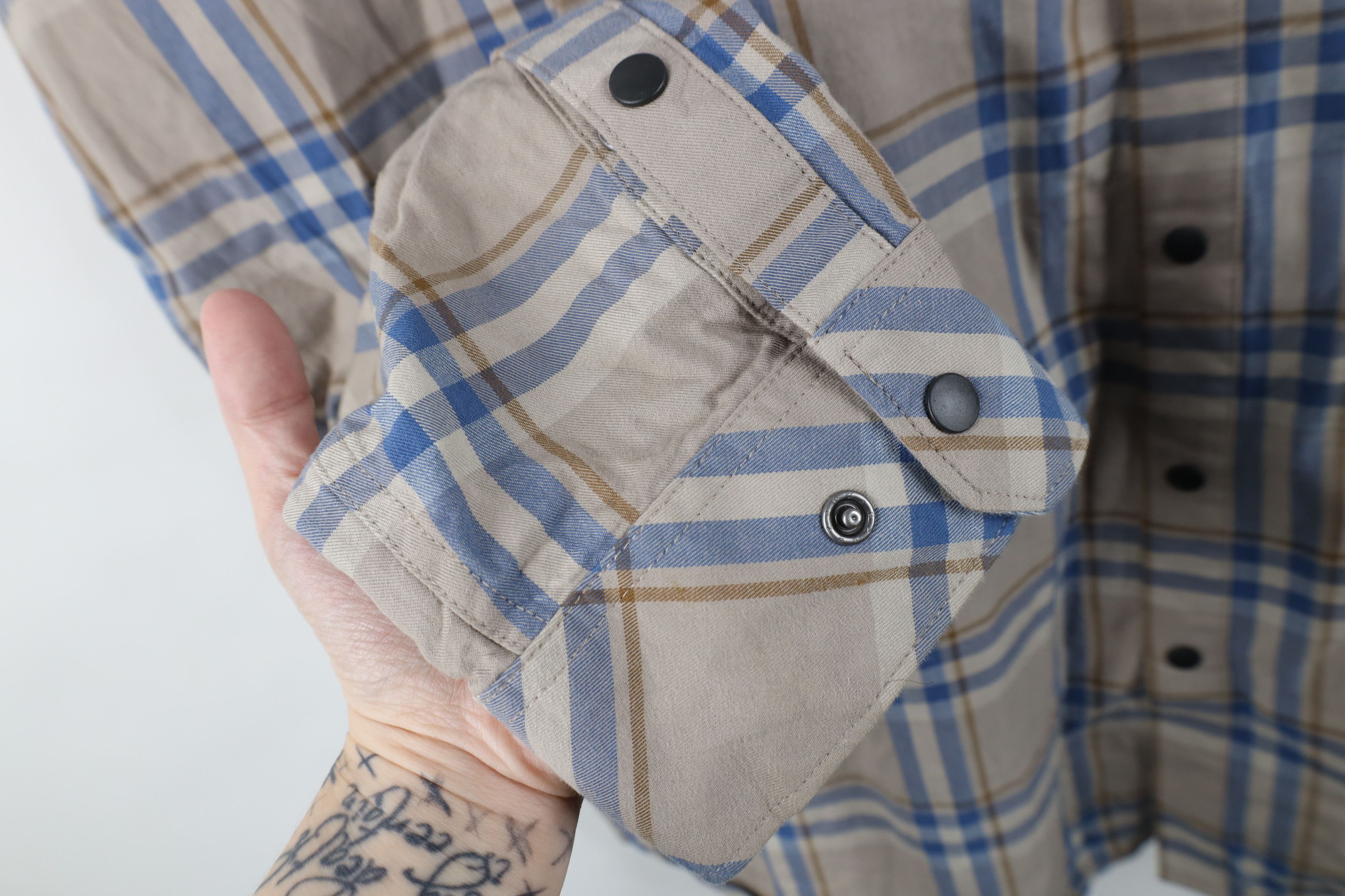 Vintage 5.11 Tactical Series Gunner Snap Button Shirt Plaid Size US XXL / EU 58 / 5 - 4 Thumbnail