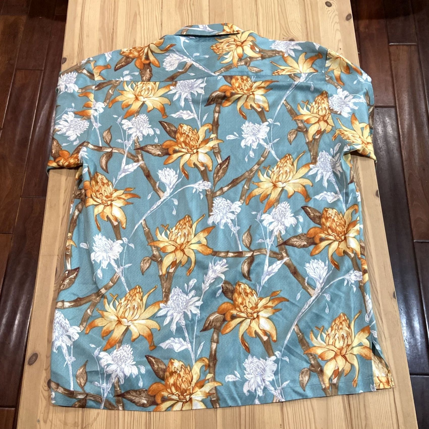 Vintage Kahala Hawaiian Shirt Mens XL Blue Silk Floral Aloha Hula Palm Camp Pocket Button-Up Short Sleeve Vintage No (if allowed) Size US XL / EU 56 / 4 - 5 Thumbnail