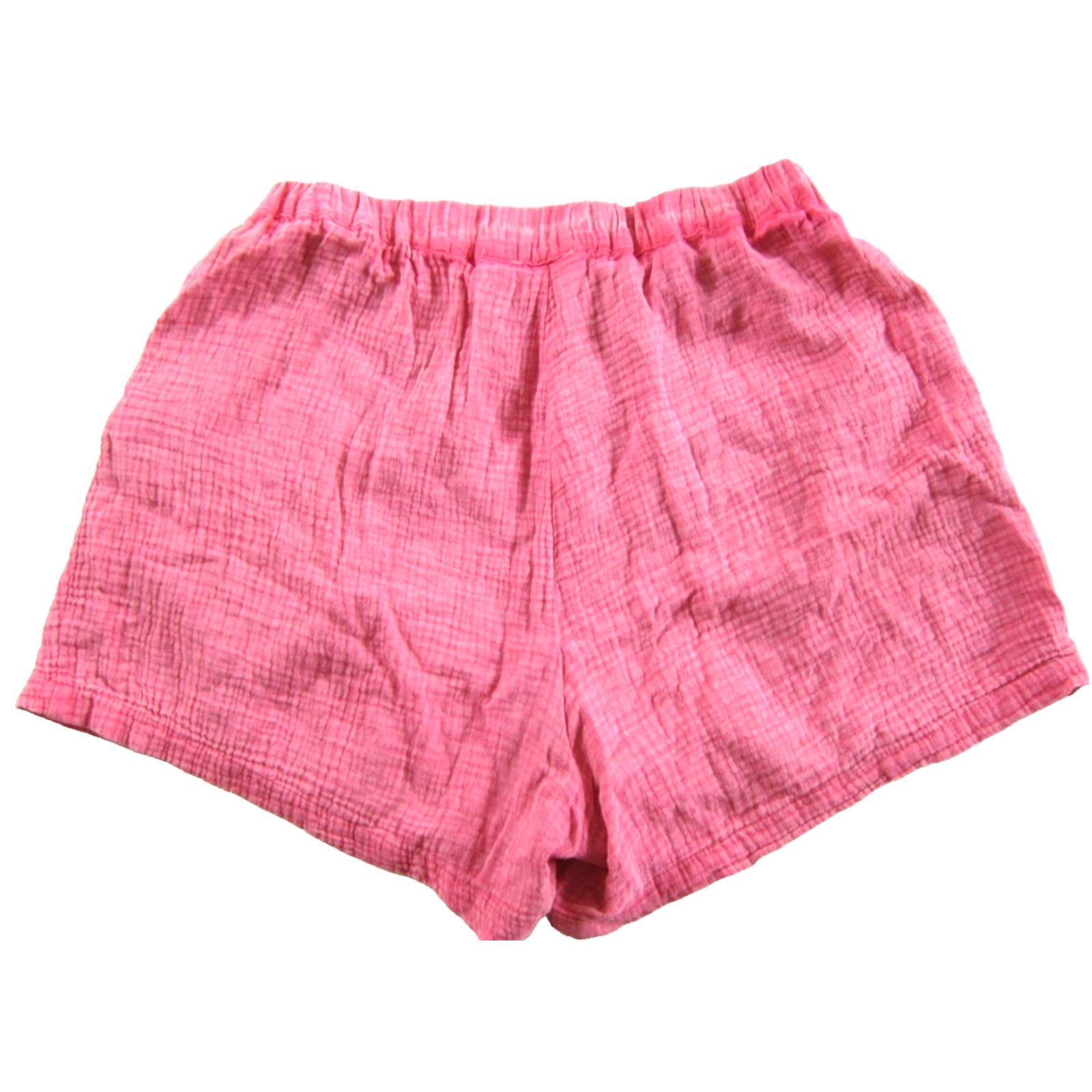Vintage Noisy May Chino Shorts XS Pink 100% Cotton Gauze Elastic High Rise Waist Pocket Women's Multiple Size 26" / US 2 / IT 38 - 3 Thumbnail