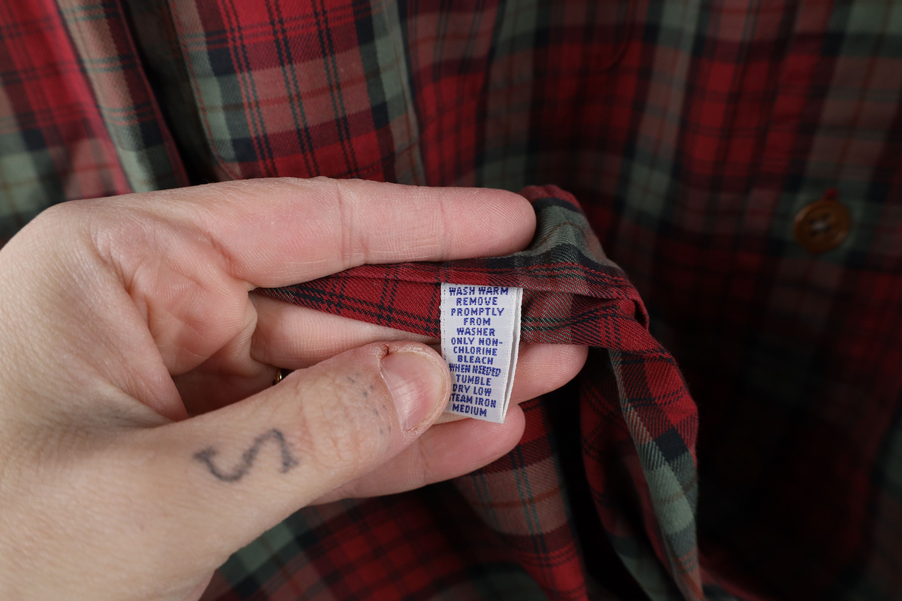 Ralph Lauren × Vintage Vintage 90s Ralph Lauren Pocket Collared Button Shirt Plaid Size US XL / EU 56 / 4 - 7 Thumbnail