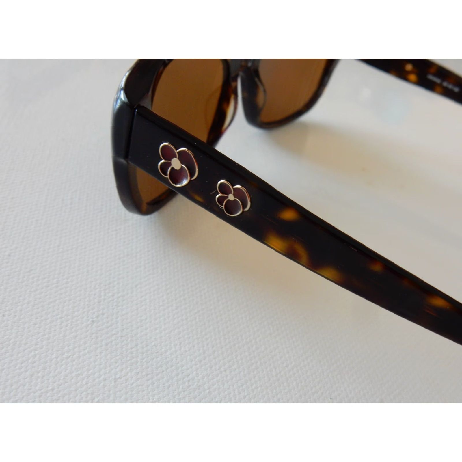 Vintage VINTAGE Kirkland Signature Sunglasses Frames Only Women Brown 55x18 135mm Size ONE SIZE - 4 Thumbnail