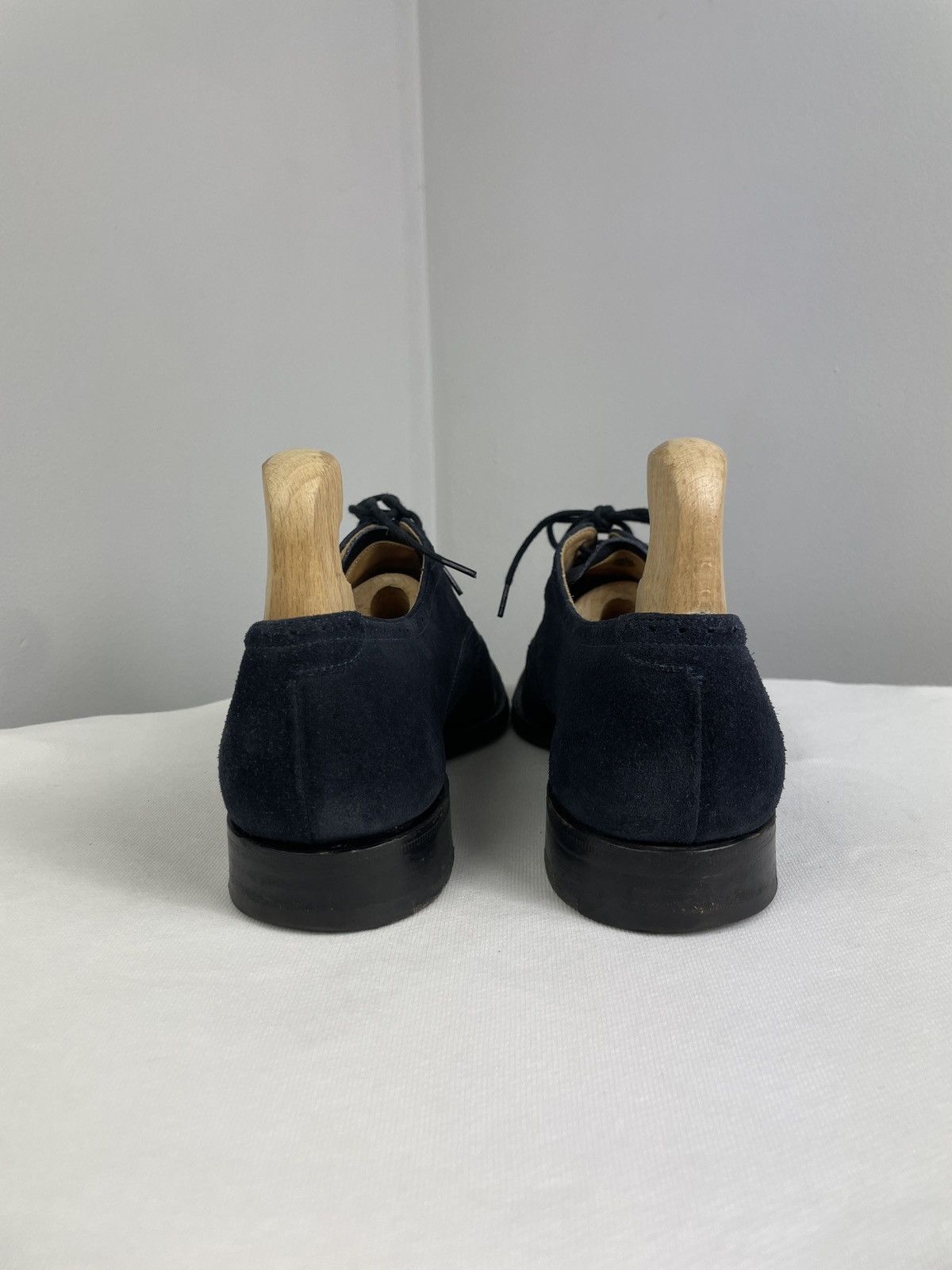 Church's Church’s Berlin Navy Suede Wingtip Brogues UK 8.5 F Size US 9.5 / EU 42-43 - 8 Thumbnail