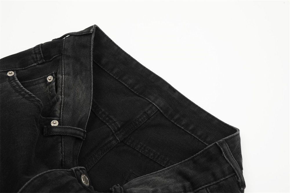 Japanese Brand × Jean Men's American simple loose distressed washed jeans Size US 32 / EU 48 - 5 Thumbnail